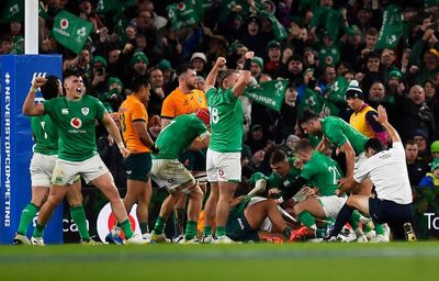 Ireland vs Australia LIVE: Rugby result and reaction from autumn international as Ireland edge to tight win