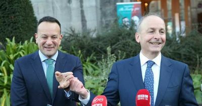 Leo Varadkar pays tribute to Taoiseach Micheál Martin in fiery Fine Gael Ard Fheis speech