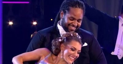 Strictly's Hamza Yassin overheard paying moving two word tribute to Jowita as dance ends