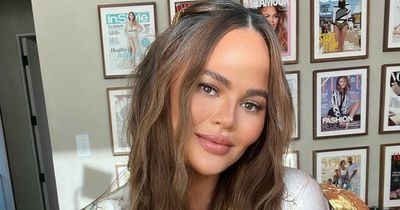 Chrissy Teigen embraces 'two kid life' as she finishes mystery TV project