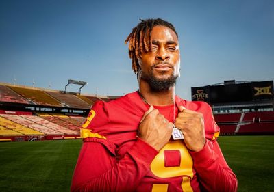 Iowa State Will McDonald performs ‘CPR’ routine after teammates is tossed to turf