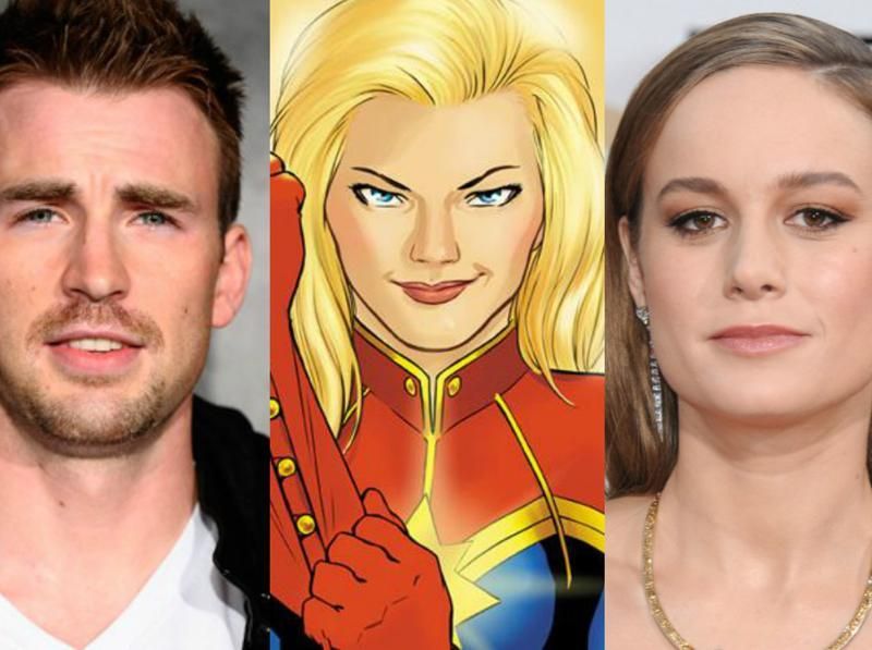 Captain America Chris Evans Endorses Brie Larson For…