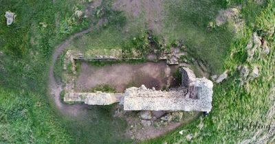 Drone shots show medieval Edinburgh ruin as you've never seen it before