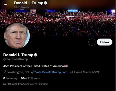 Donald Trump's Twitter Account Reinstated