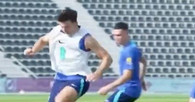 Harry Maguire England training clip goes viral after Man Utd star's close control captured