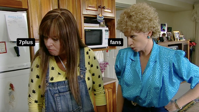 7Plus Briefly Crashed Right Before The Kath Kim Reunion And Fans Were Bloody Gropable