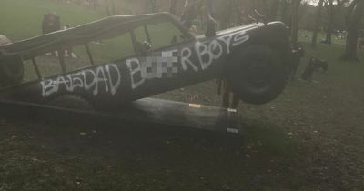 Raging Edinburgh residents hit out after mindless vandals target park sculptures
