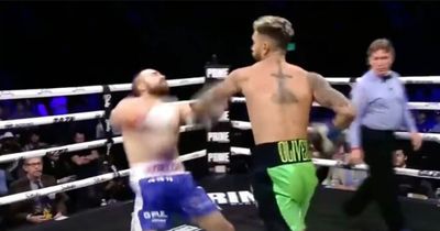 YouTube star Overtflow knocked out within 30 seconds of boxing return by Faze Temperrr