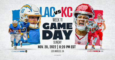 Chiefs vs. Chargers Week 11: How to watch, listen and stream online