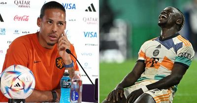 Virgil van Dijk explains Sadio Mane phone call after ex-Liverpool teammate's World Cup woe