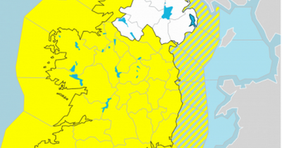 Met Eireann issues yellow warning as heavy rain and thundery downpours predicted for entire country