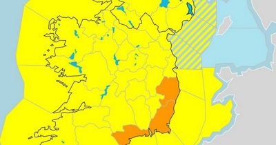 Met Eireann issues Status Yellow rain warning for all of Ireland with Orange warning in place for three counties