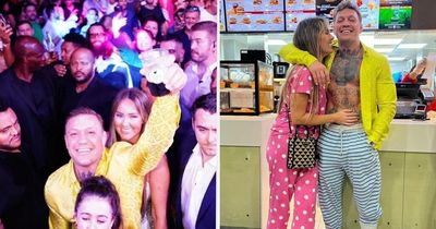 Conor McGregor and fiancee Dee Devlin wear pyjamas for visit to McDonalds in Abu Dhabi