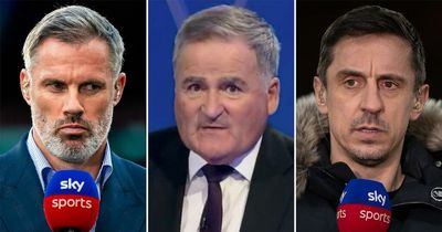 Jamie Carragher aims dig as Gary Neville begins contentious pundit gig with Richard Keys