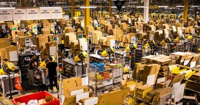 We went on a tour around the huge Amazon fulfilment centre