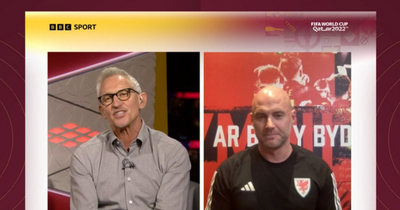 Gary Lineker just spoke a bit of Welsh to Wales manager Rob Page live on TV