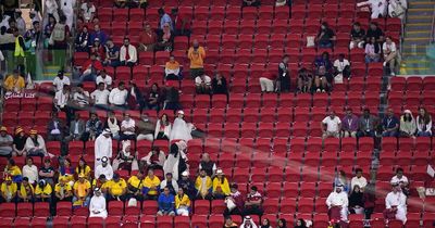 Thousands of fans leave World Cup opening game early in depressing scenes