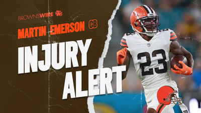 Martin Emerson leaves game in second quarter vs. Bills
