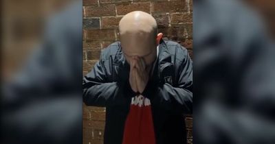 Pervert sobs and claims 'I'd had a bevvy' after paedophile hunters confront him with sick chats