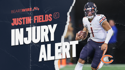 Bears QB Justin Fields suffers left shoulder injury vs. Falcons