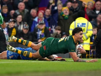 Victorious Mitchell calls out the English