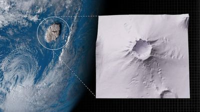 Tonga volcano sea floor map reveals 'mind-blowing' cavity left behind by eruption