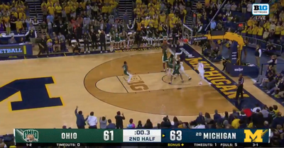 Ohio forced OT with Michigan thanks to one of the coolest — and confusing — buzzer-beaters