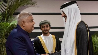 Vice-President Jagdeep Dhankhar joins Emir of Qatar in inauguration of FIFA World Cup 2022
