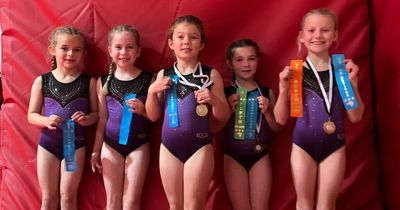 Stewartry Gymnastics Club members win more than 20 medals at Cumbernauld Floor and Vault competition