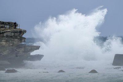 Strong winds to continue in NSW as Victoria experiences ‘wintry blast’