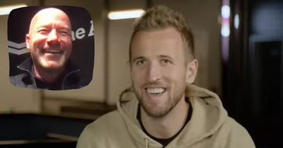 Harry Kane reacts after Newcastle legend Alan Shearer's amusing transfer advice Spurs won't like