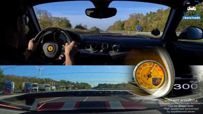 Hop Onboard Ferrari F12 By Novitec For Top Speed Test On The Autobahn