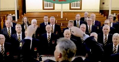 This Welsh Male Voice choir's rousing version of Yma o Hyd can't possibly fail to spur on Wales in the World Cup