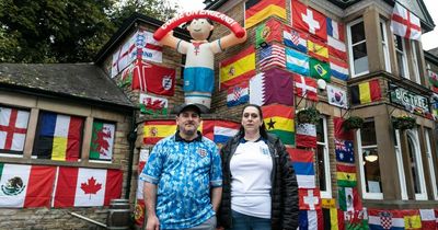 Britain's 'best decorated' World Cup pub has 100 different flags draped on walls