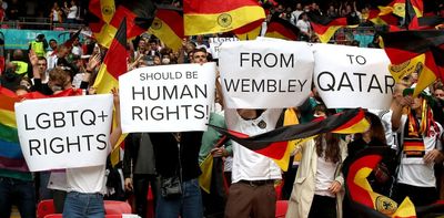 World Cup 2022: Fifa's clampdown on rainbow armbands conflicts with its own guidance on human rights