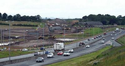 Woman killed after being struck by car on busy Lanarkshire motorway