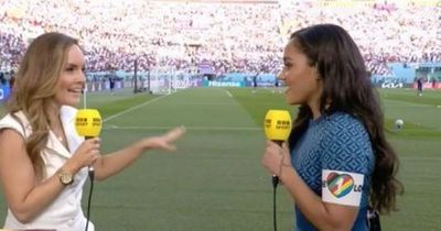 BBC's Alex Scott wears One Love armband in defiant World Cup move for England v Iran