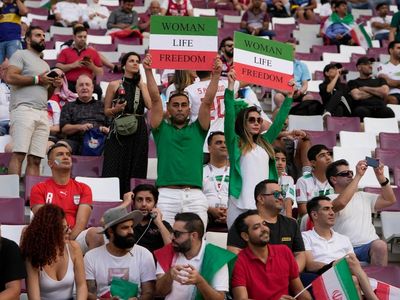 Iran team refuse to sing national anthem ahead of England game in anti-regime protest