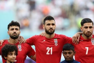 Iran team do not sing national anthem before first World Cup game