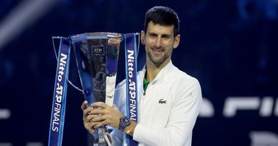 Novak Djokovic highlights importance of ATP Finals win as he reflects on turbulent year