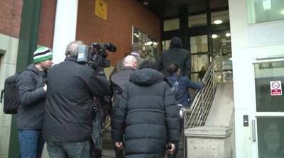 Footballer Mason Greenwood arrives for court appearance