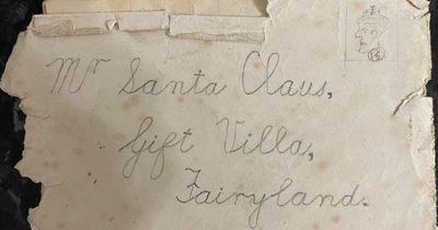 Woman left emotional after finding letter her grandad sent to Santa 85 years ago