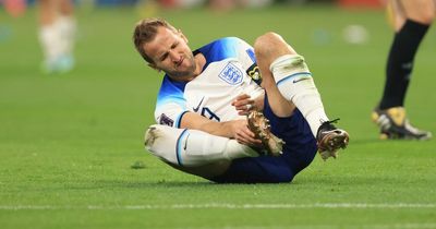 England face Harry Kane World Cup injury scare as Tottenham star seen with ankle strap and limp