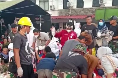 At least 56 dead and hundreds injured after Indonesia earthquake