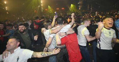 'I love football - but it's unacceptable': Bittersweet celebrations at Europe's biggest fan zone in Manchester