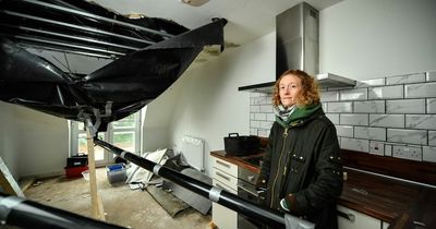 Resident left unable to return to storm-damaged flat for nine months now facing bill to fix roof