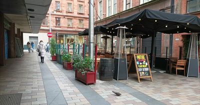 Belfast's Fountain Street pavement cafes at centre of City Hall and Stormont clash
