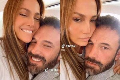 Jennifer Lopez says Ben Affleck makes her ‘happiest’ she has ever been as they appear in first TikTok together