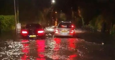 Schools closed and homes left without water as burst pipe causes major flooding in Altrincham