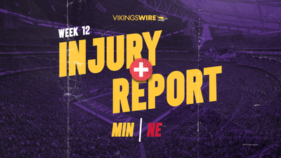 Vikings vs. Patriots: First injury report sees a newcomer